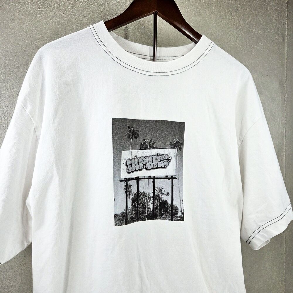 Empyre Billboard Bomber Heavyweight Oversized Graphic Tee Shirt Sz XL